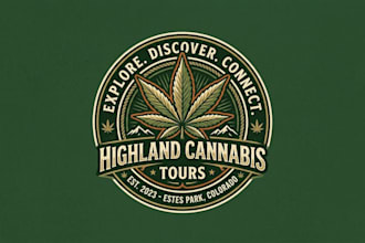 make marijuana tour hemp cannabis logo