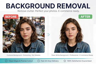 remove background and make transparent in 2 hours