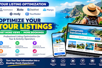 optimize fareharbor xola checkfront planyo rezdy tourradar tour website listings