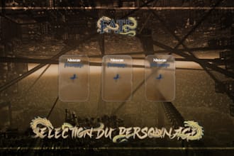 design professional game UI hud menus and gui assets