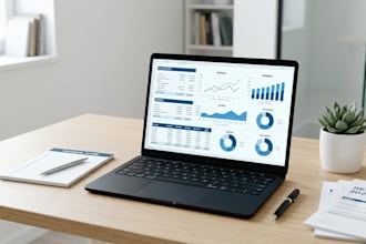 professional financial bookkeeping ai art specialist