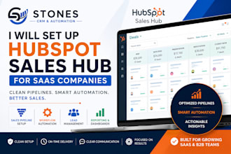 set up hubspot sales hub for saas companies