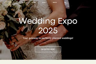 build squarespace wedding planner website event planning website bridal website