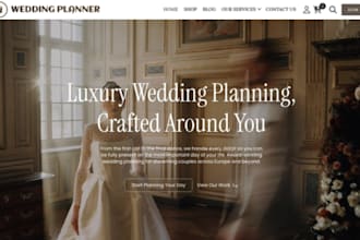 build squarespace wedding planner website event planning website bridal website