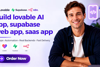 build lovable ai app supabase web app saas app lovable dev n8n lovable ai saas