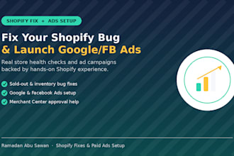 fix your shopify sold out bug and set up google and facebook ads