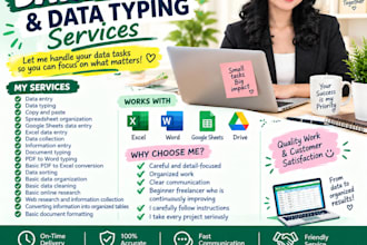 accurate data entry and data typing