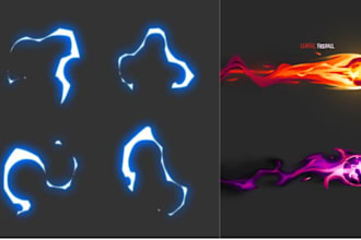 create pixel art vfx, spell effects, sprite animation, for your game
