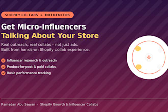 setup shopify collabs and invite active micro influencers to your store