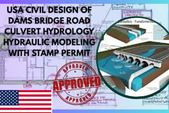 usa civil design of dams bridge road culvert hydrology hydraulic modeling