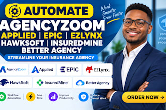 automate agencyzoom applied epic ezlynx hawksoft insuredmine better agency