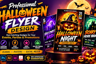 design halloween flyer spooky party flyer halloween flyer and social media