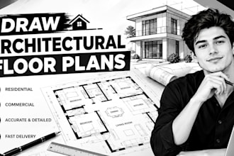 draw architectural floor plans