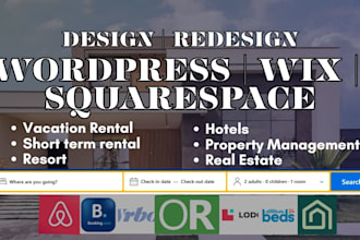 create vacation rental website vacation website airbnb website rental website