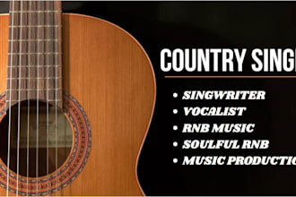 be your professional country singer blues music producer