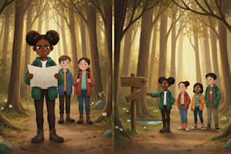 do children picture book illustration, children book illustration