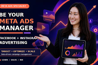 be your meta ads manager for facebook and instagram advertising