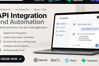integrate ai apis and automate your web application