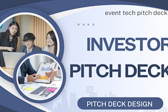 design event tech pitch deck experiencecontent tech investor pitch deck