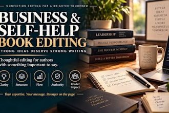 edit your business or self help book