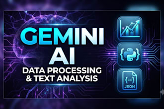 integrate gemini ai for automated data processing and text analysis