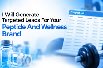 generate targeted fitness and wellness leads for peptide marketing