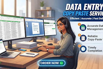 do data entry and copypaste