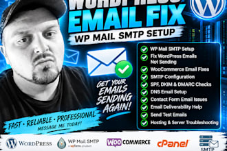 set up wp mail SMTP and fix wordpress emails