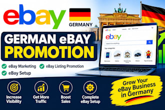 do german ebay promotion, ebay marketing, ebay listing promotion, ebay setup
