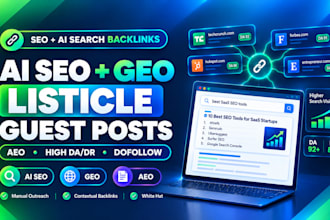 do ai SEO GEO aeo listicle guest post backlinks for google and chatgpt