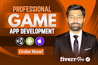 develop unity 2d and 3d games for android, ios and pc
