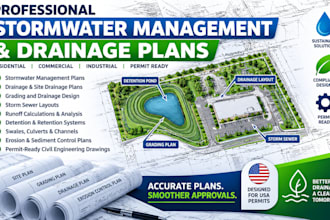 design professional stormwater management and drainage plans