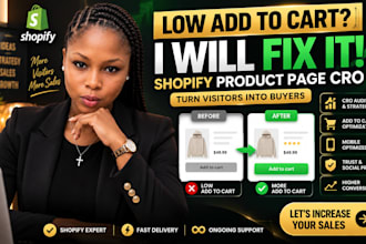 fix low add to cart rate and optimize your shopify product page to boost sales