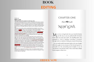 do developmental editing, line for your ebook, kindle book for amazon KDP