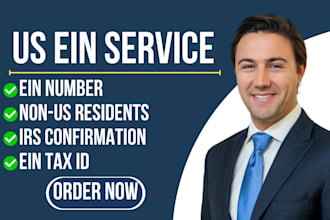 get ein number for non US residents with irs confirmation letter