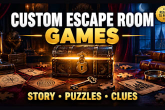 design stunning puzzle books, logic games and escape room challenges