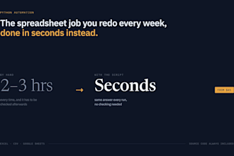 automate your repetitive excel and data work with a python script