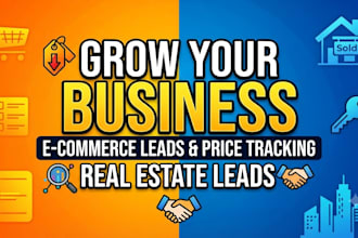 do e commerce scraping and real estate lead generation