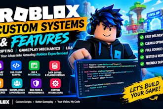 script custom roblox systems, features and gameplay mechanic
