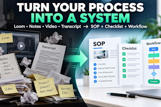 turn your messy processes into standard operating procedures