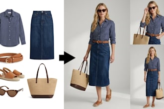 create ai product photography with realistic lifestyle model