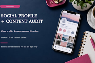 audit your social media profile and content strategy