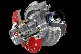 design custom machines and mechanical assemblies in inventor or solidworks