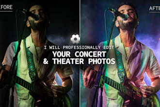 professionally edit your concert and theater photos
