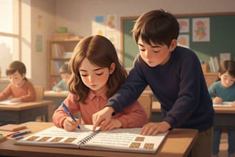 illustrate children book illustration, kids book, children book illustration