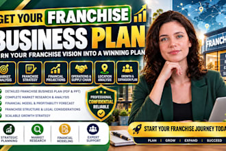 write a franchise business plan for investors and lenders