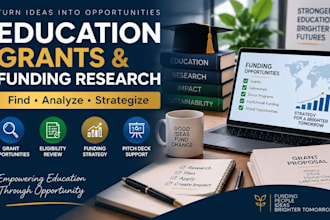 research education grants, grant funding strategy, pitch deck design