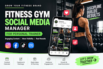 be fitness, gym social media manager for personal trainer