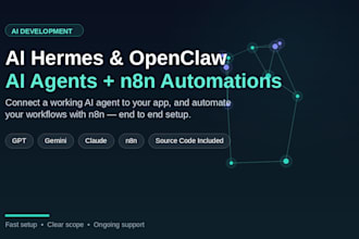 setup ai hermes openclaw  ai agents and n8n automations
