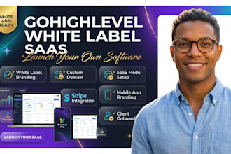 set up gohighlevel white label saas mode to launch your own branded software